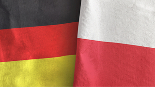 Foto: Flaggen Deutschland und Polen